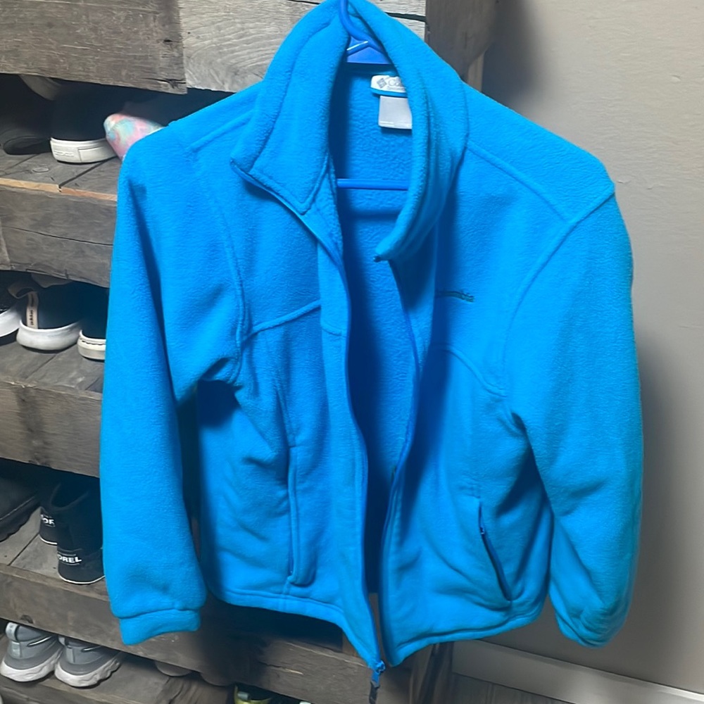 Columbia fleece jacket. Size 14/16